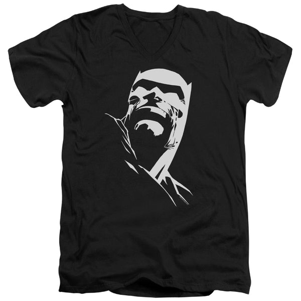 Batman - Dkr Head Adult Slim Fit V Neck Cotton