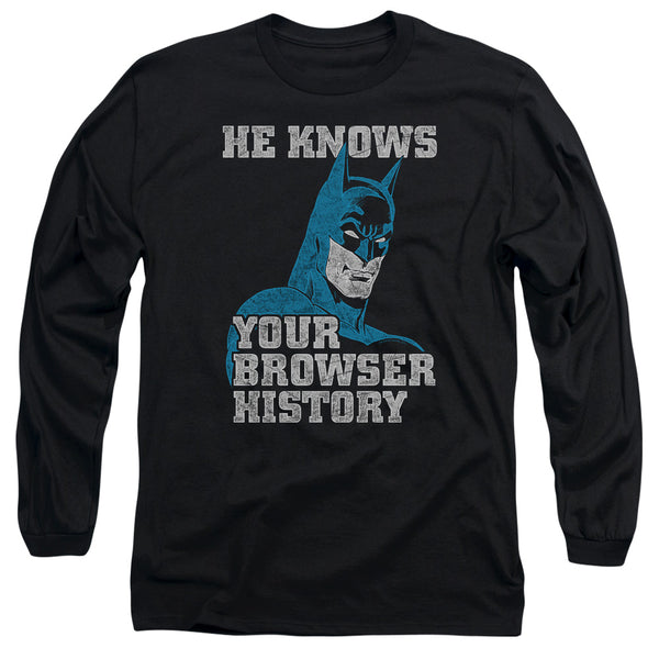 Batman - Batman Knows Adult Long Sleeve