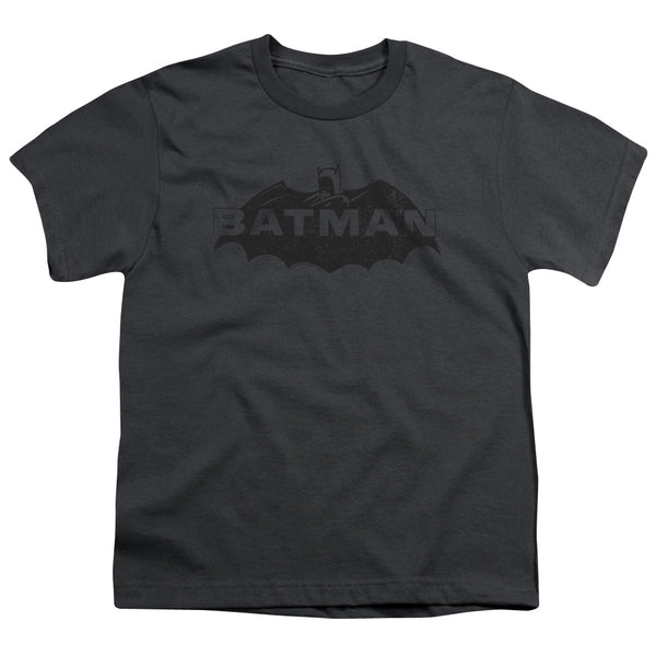 Batman - Newsprint Logo Youth Short Sleeve