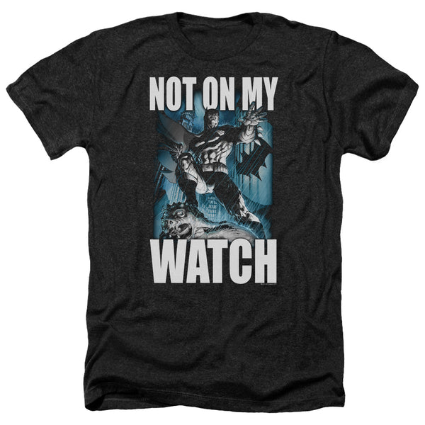 Batman - Not On My Watch Adult Regular Fit Heather Short Sleeve