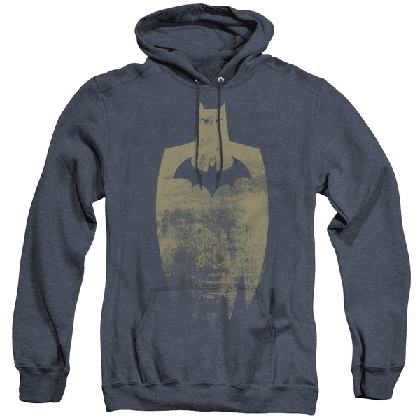 Batman - Gold Silhouette Adult Heather Hoodie