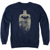 Batman - Gold Silhouette Adult Crewneck Sweatshirt