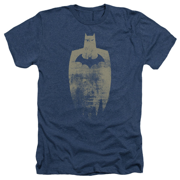 Batman - Gold Silhouette Adult Regular Fit Heather Short Sleeve