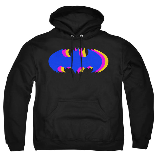 Batman - Tri Colored Symbol Adult Pullover Hoodie