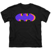 Batman - Tri Colored Symbol Youth Short Sleeve
