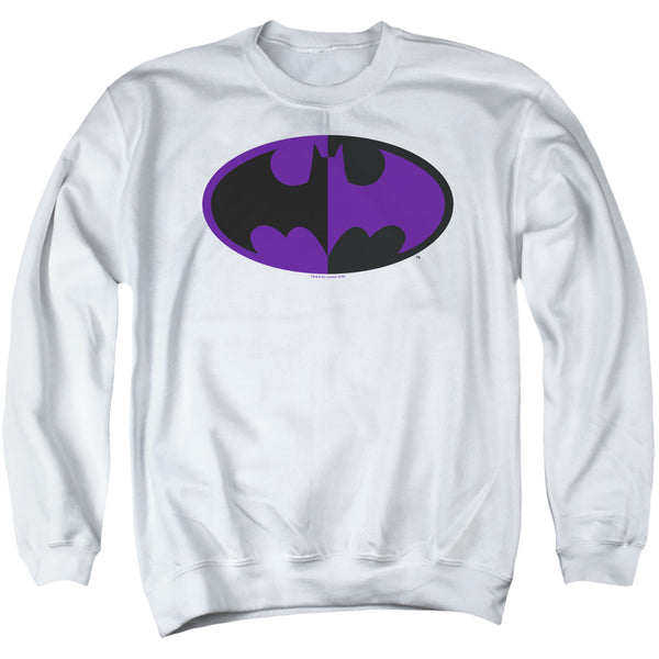 Batman - Split Symbol Adult Crewneck Sweatshirt