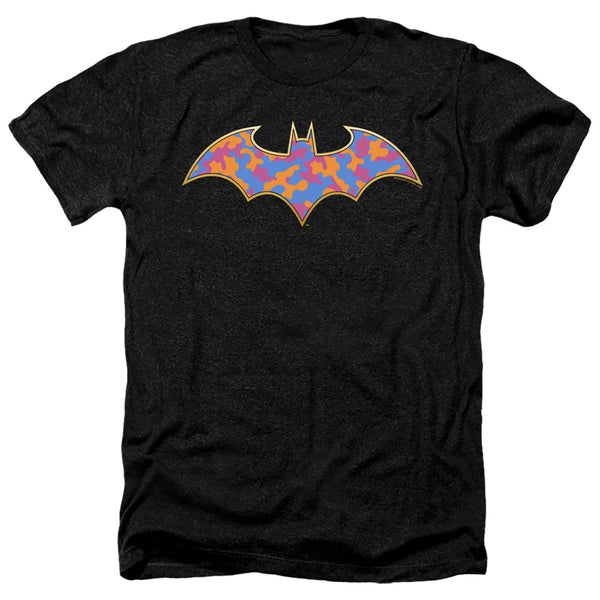 Batman - Gold Camo Adult Regular Fit Heather Short Sleeve
