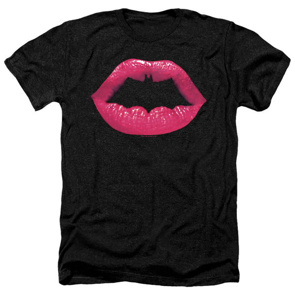 Batman - Bat Kiss Adult Regular Fit Heather Short Sleeve