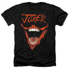 Batman - Joker Bat Laugh Adult Regular Fit Heather Short Sleeve