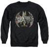 Batman - 80Th Shield Adult Crewneck Sweatshirt