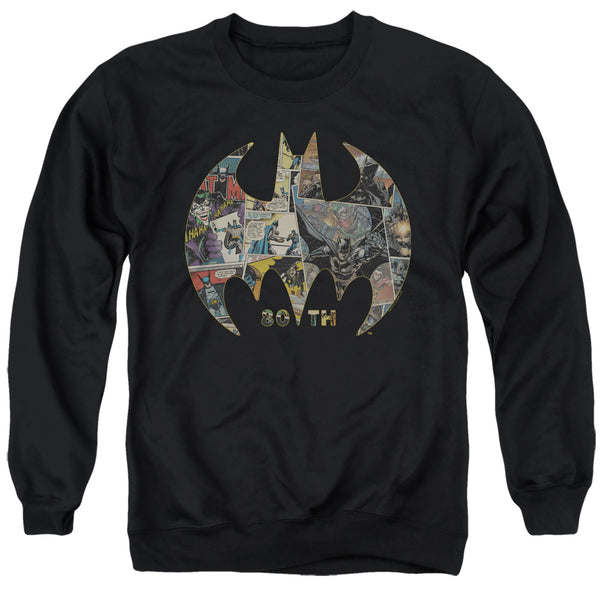 Batman - 80Th Shield Adult Crewneck Sweatshirt