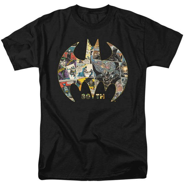 Batman - 80Th Shield Adult Regular Fit Short Sleeve