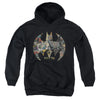 Batman - 80Th Shield Youth Hooded Sweatshirt