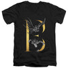 Batman - B Adult Slim Fit V Neck Cotton