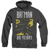 Batman - Silhouette Adult Heather Hoodie