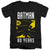 Batman - Silhouette Adult Slim Fit V Neck Cotton