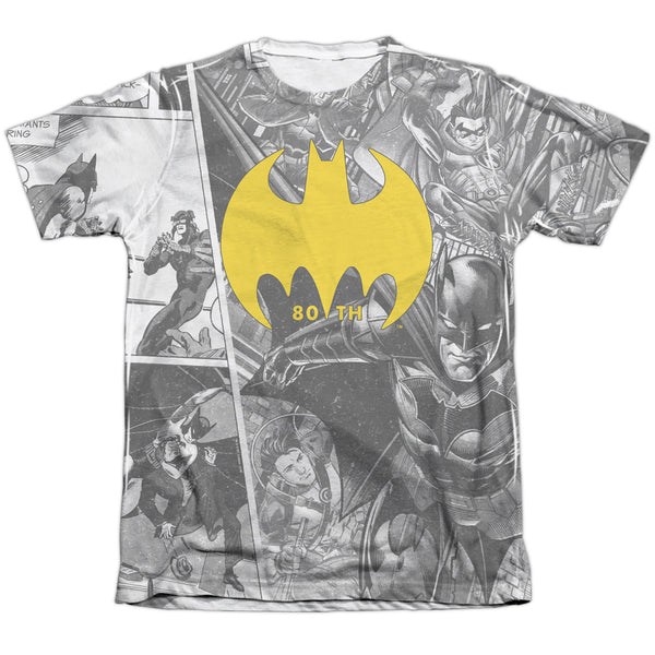 Batman - Collage Adult Regular Fit Short Sleeve 65 - 35 Poly - Cotton
