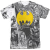 Batman - Collage Adult Regular Fit Short Sleeve 100% Poly