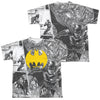Batman - Collage (Front - Back Print) Youth Short Sleeve 100% Poly