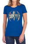 Batman - Collage Shield Women's Short Sleeve
