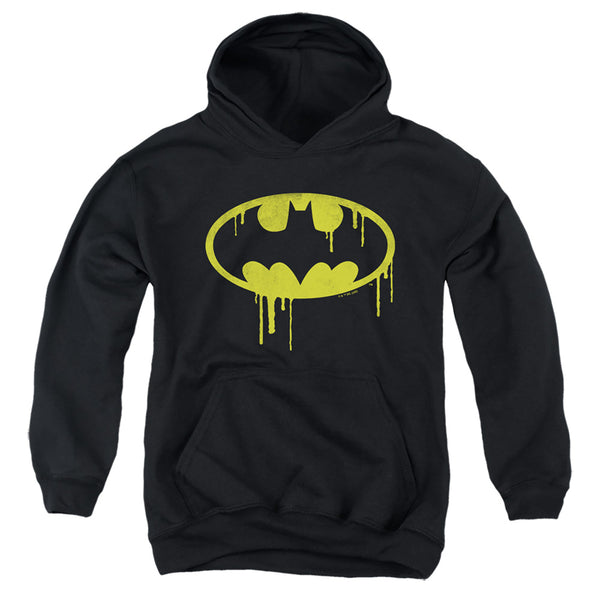 Batman - Batman Dripping Logo Youth Hooded Sweatshirt