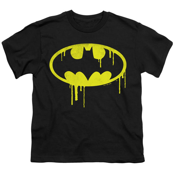Batman - Batman Dripping Logo Youth Short Sleeve