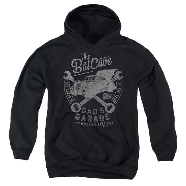 Batman - Dad's Garage Youth Hooded Sweatshirt