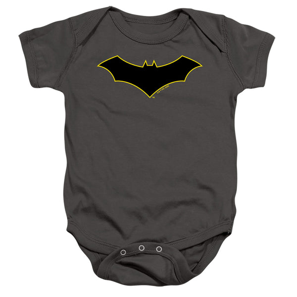 Batman - Batman Logo Yellow Outline Infant Snapsuit