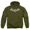Batman - Batman Logo Military Green Adult Pullover Hoodie