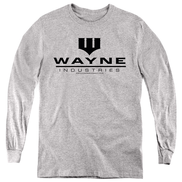 Batman - Wayne Industries L - S Youth