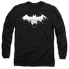 Batman - Bat Logo Cityscape Adult Long Sleeve