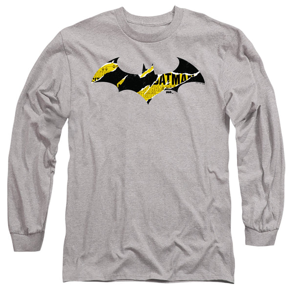 Batman - Batman Torn Gotham Logo Adult Long Sleeve