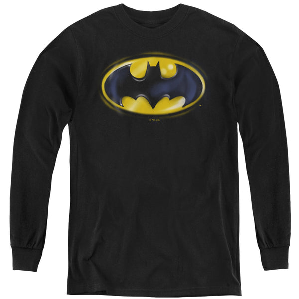 Batman - Batman Airbrush Logo L - S Youth