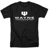 Batman - Wayne Industries Black Adult Regular Fit Short Sleeve