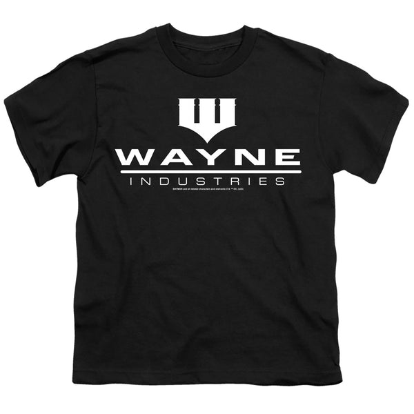 Batman - Wayne Industries Black Youth Short Sleeve