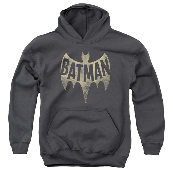 Batman Classic Tv - Vintage Logo Youth Hooded Sweatshirt