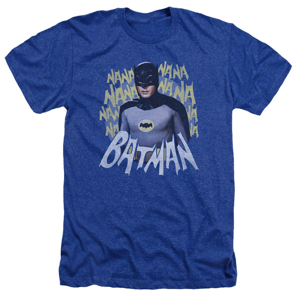 Batman Classic Tv - Theme Song Adult Regular Fit Heather Short Sleeve