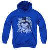 Batman Classic Tv - Theme Song Youth Hooded Sweatshirt