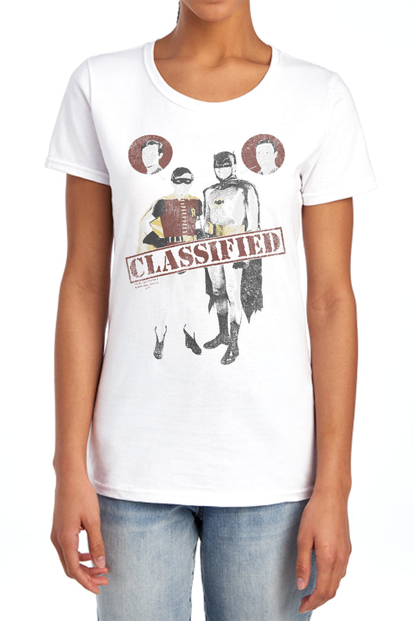 Batman Classic Tv - Classified Women's Short Sleeve