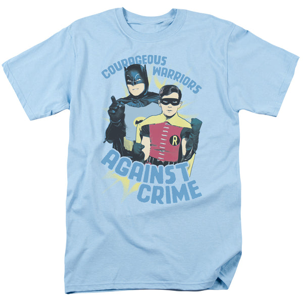 Batman Classic Tv - Courageous Warriors Adult Regular Fit Short Sleeve