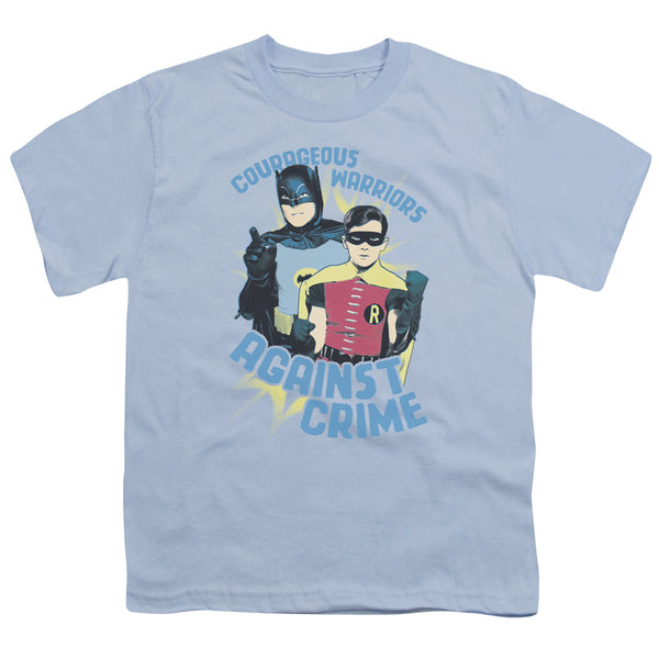 Batman Classic Tv - Courageous Warriors Youth Short Sleeve