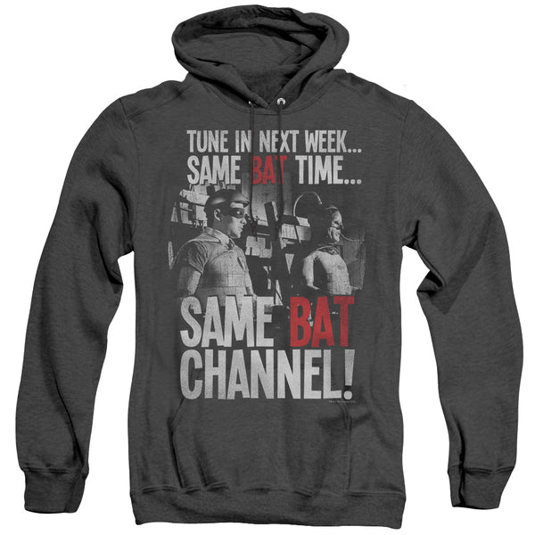 Batman Classic Tv - Bat Channel Adult Heather Hoodie