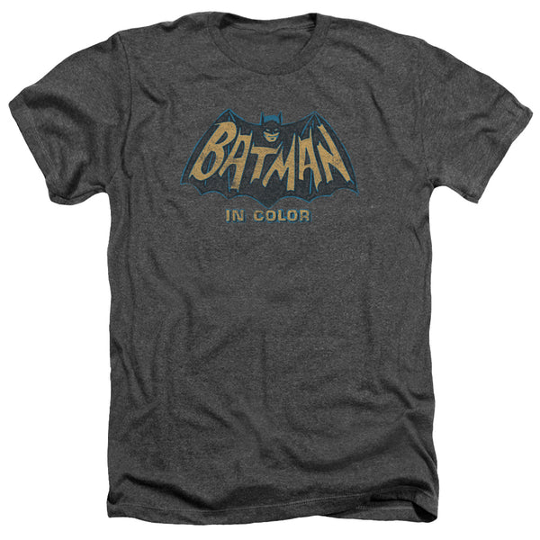 Batman Classic Tv - In Color Adult Regular Fit Heather Short Sleeve