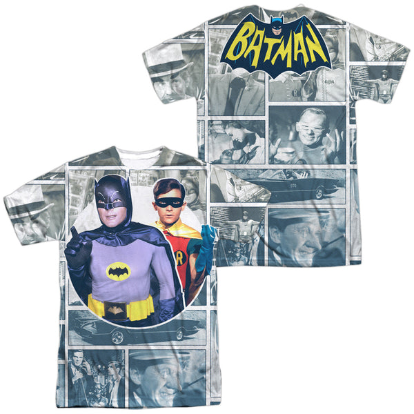 Batman Classic Tv - 60S Panels (Front - Back Print) Adult Regular Fit Short Sleeve 100% Poly