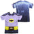 Batman Classic Tv - Batman Costume (Front - Back Print) Adult Regular Fit Short Sleeve 100% Poly