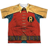 Batman Classic Tv - Robin Costume Youth Short Sleeve 100% Poly
