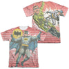 Batman Classic Tv - Wrong Question (Front - Back Print) Adult Regular Fit Short Sleeve 65 - 35 Poly - Cotton