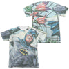 Batman Classic Tv - Foliage (Front - Back Print) Adult Regular Fit Short Sleeve 65 - 35 Poly - Cotton