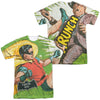 Batman Classic Tv - Fighting Back (Front - Back Print) Adult Regular Fit Short Sleeve 100% Poly