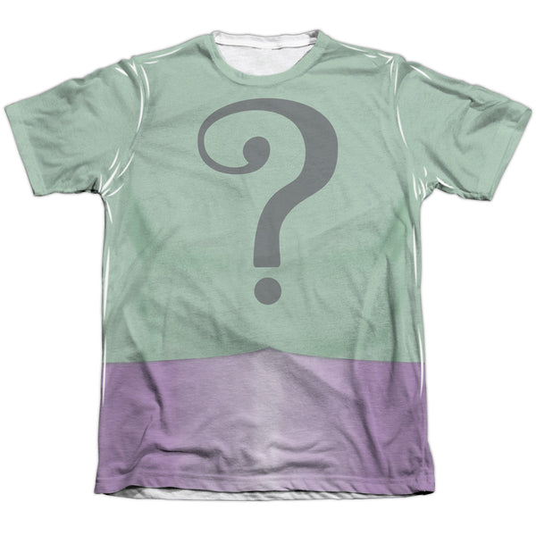 Batman Classic Tv - Riddler Uniform Adult Regular Fit Short Sleeve 65 - 35 Poly - Cotton